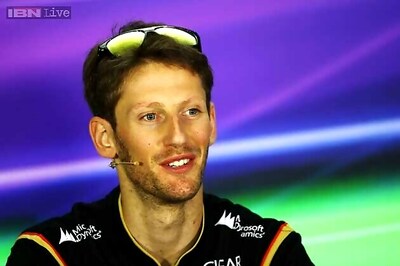 Grosjean fastest in 1st practice at Abu Dhabi Grand Prix