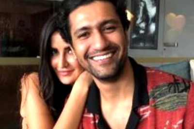 Katrina Kaif Leans on Vicky Kaushal in This Unseen Romantic Picture, Take a Look