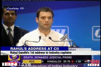 How do you rate Rahul Gandhi's speech at CII?