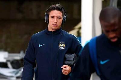 Manchester City's Samir Nasri hopes to return fit by end of March