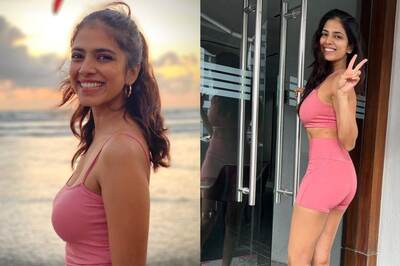 Malavika Mohanan Looks Flawless as She Returns To Gym in a Barbiecore Workout Outfit