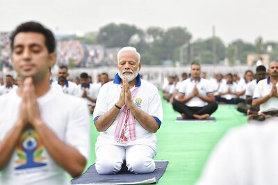 BJP Sees Red over Missing Picture of PM Modi from Banner at Congress' Yoga Day Function in Bhopal