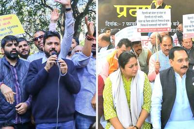 Protest vs Protest: AAP-BJP Showdown Continues As Both Parities Hit the Streets Over Delhi Mayoral Polls
