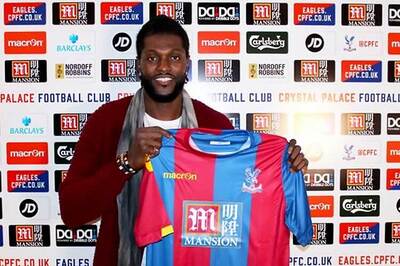 Adebayor looks to resurrect career at Crystal Palace