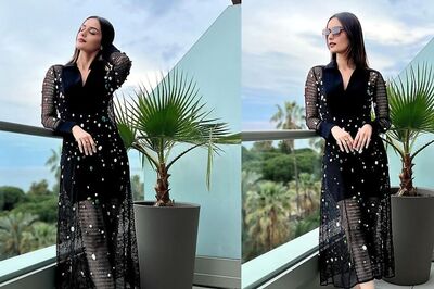 Cannes 2023: Manushi Chhillar Looks Ethereal In A Netted Black Dress By The French Riviera 