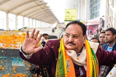 Nadda Commences Meeting with Party Leaders in Jaipur