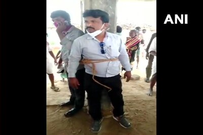 Electricity Dept Officials Collecting Payments Tied up to Pole in Telangana Village, 5 Arrested