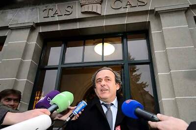Michel Platini files appeal at CAS against FIFA's six-year ban