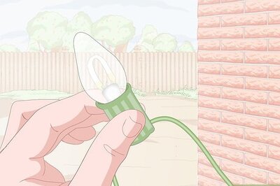How to Hang Christmas Lights on Brick