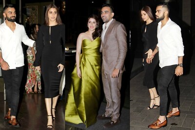 Anushka Sharma, Virat Kohli Arrive Hand-in-hand At Sagarika Ghatge-Zaheer Khan's Engagement Party