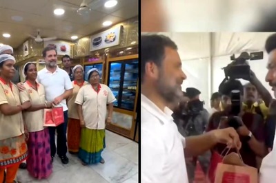 On Cam: Rahul Gandhi Visits Tamil Nadu Sweet Shop, Buys Mysore Pak For 'Brother' Stalin