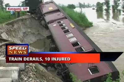 Train derails in Uttar Pradesh, driver critical