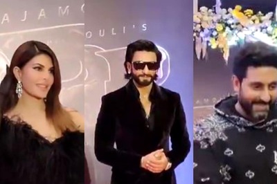 Jacqueline Fernandez, Ranveer Singh Up the Glam Quotient at Gangubai Kathiawadi, RRR Success Party, See Pics