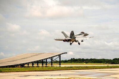 Boeing F/A-18 Super Hornet Successfully Completes Ski Jump, Pitches for Indian Navy Aircraft Carriers