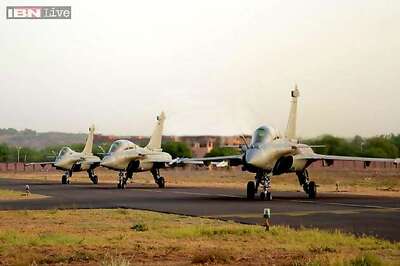 Snapshot: Sukhoi 30, Rafale jets at the 5th Indo-French air exercise in Jodhpur