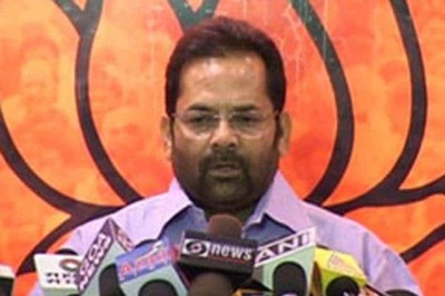 Mukhtar Abbas Naqvi terms intellectuals returning awards as 
