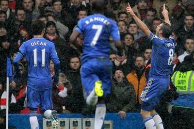 Lampard all-time leading scorer for Chelsea after 2-1 win vs Villa