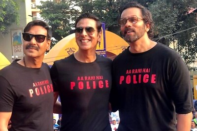 Akshay Kumar, Ajay Devgn Attend Maharashtra Police Marathon with Sooryavanshi Director Rohit Shetty