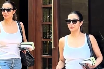 Malaika Arora Opts For a White Tank Top And Blue Denims As She Steps Out in The City; Watch