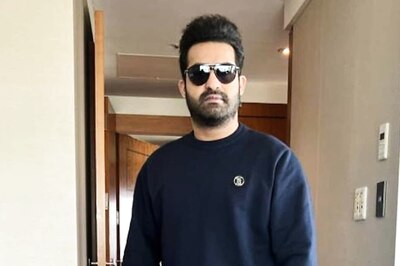 RRR: Jr NTR Mobbed After He Returns From Golden Globes Awards, Ensures His Wife, Son Are Safe