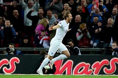 Euro qualifiers: Harry Kane scores on debut as England thrash Lithuania