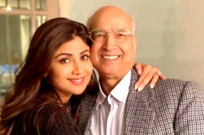 Shilpa Shetty Pens Birthday Note for Raj Kundra's Father, Gives Father-in-Law a Hug