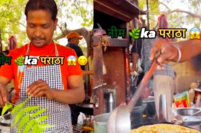 Video Of Man Stuffing Neem Leaves In Paratha Leaves Internet Shocked