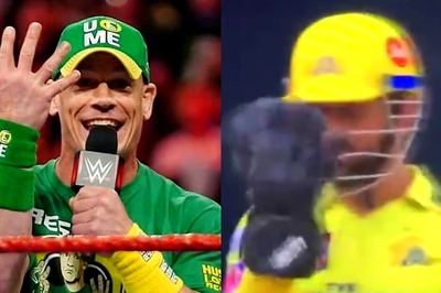 MS Dhoni Channels John Cena in Epic IPL 2023 Gesture to Reject DRS Appeal | WATCH Video