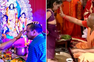CM Yogi's 'Kanya Puja', Amit Shah's Vaishno Devi 'Darshan': How Top Leaders are Celebrating Navami