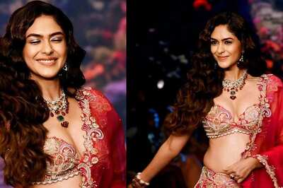 Mrunal Thakur Turns Showstopper In A Pink Embellished Lehenga; See Latest Pictures