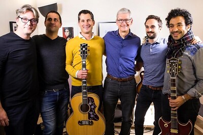 Apple CEO Tim Cook Praises French iPhone X Work; Talks Tax With Macron