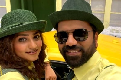South Actor Sathish Ninasam Shares BTS Pics Of His Next Romantic Number Sanje Mele Sumne Phonu
