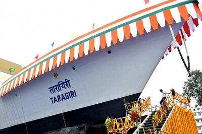 Indian Navy Launches Stealth Frigate 'Taragiri' in Mumbai