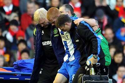 Wigan's Ben Watson suffers broken leg