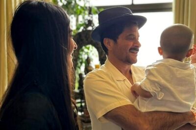 Anil Kapoor Drops An Adorable Photo With Grandson Vayu In A Fedora, Sonam Kapoor Reacts; See Pic