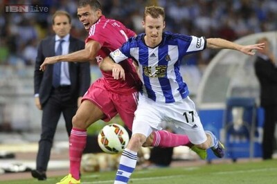 David Zurutuza nets double as Real Sociedad stun Real Madrid 4-2