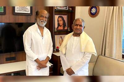 Ilayaraja Pays A Visit To Rajinikanth At His Poes Garden Residence
