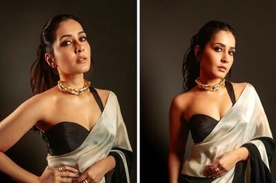Raashii Khanna’s Alluring Silk Saree Look Is Perfect For Holi After-party