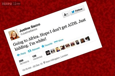 Prominent PR professional Justine Sacco tweets unbelievably racist comment, faces online anger