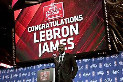 LeBron James is NBA's Most Valuable Player of 2012-13