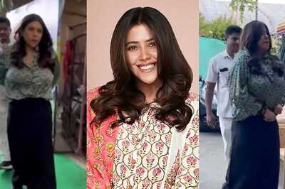 Ektaa Kapoor Gets Brutally Trolled As She Struggles With Her 'Uncomfortable' Outfit; Viral Video