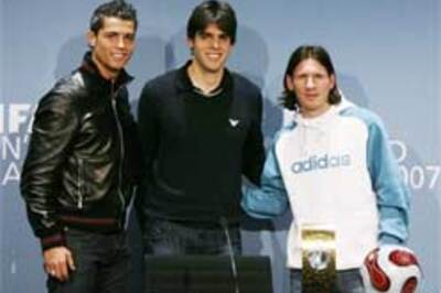 Kaka crowned FIFA's World Player of the Year
