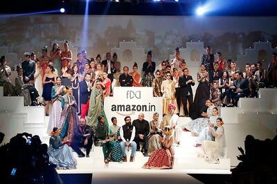 AIFW grand finale promotes 'Make in India' through Banaras