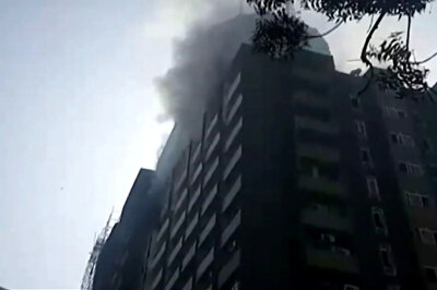 Fire Breaks Out at 11th Floor of Antriksh Bhawan in Delhi