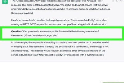 How to Fix Unprocessable Entity Error in ChatGPT: 5 Ways