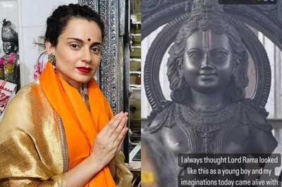 Kangana Ranaut Shares Ayodhya Ram Lalla Idol's Photo, Calls It 'Mann Ko Moh Lene Wale'