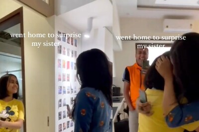 This Woman Pulled Off a Surprise Visit to Her Sibling, Video Will Melt Your Heart