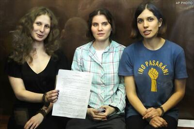 Russia: Pussy Riot protesters jailed for 2 years