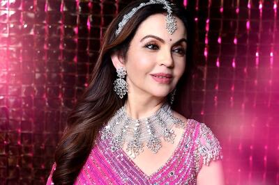 Anant Ambani And Radhika Merchant Sangeet: Nita Ambani Exudes Grace As She Performs In A Jewelled Lehenga