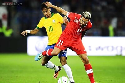 Brazil stunned by Swiss 1-0, Argentina beat Italy